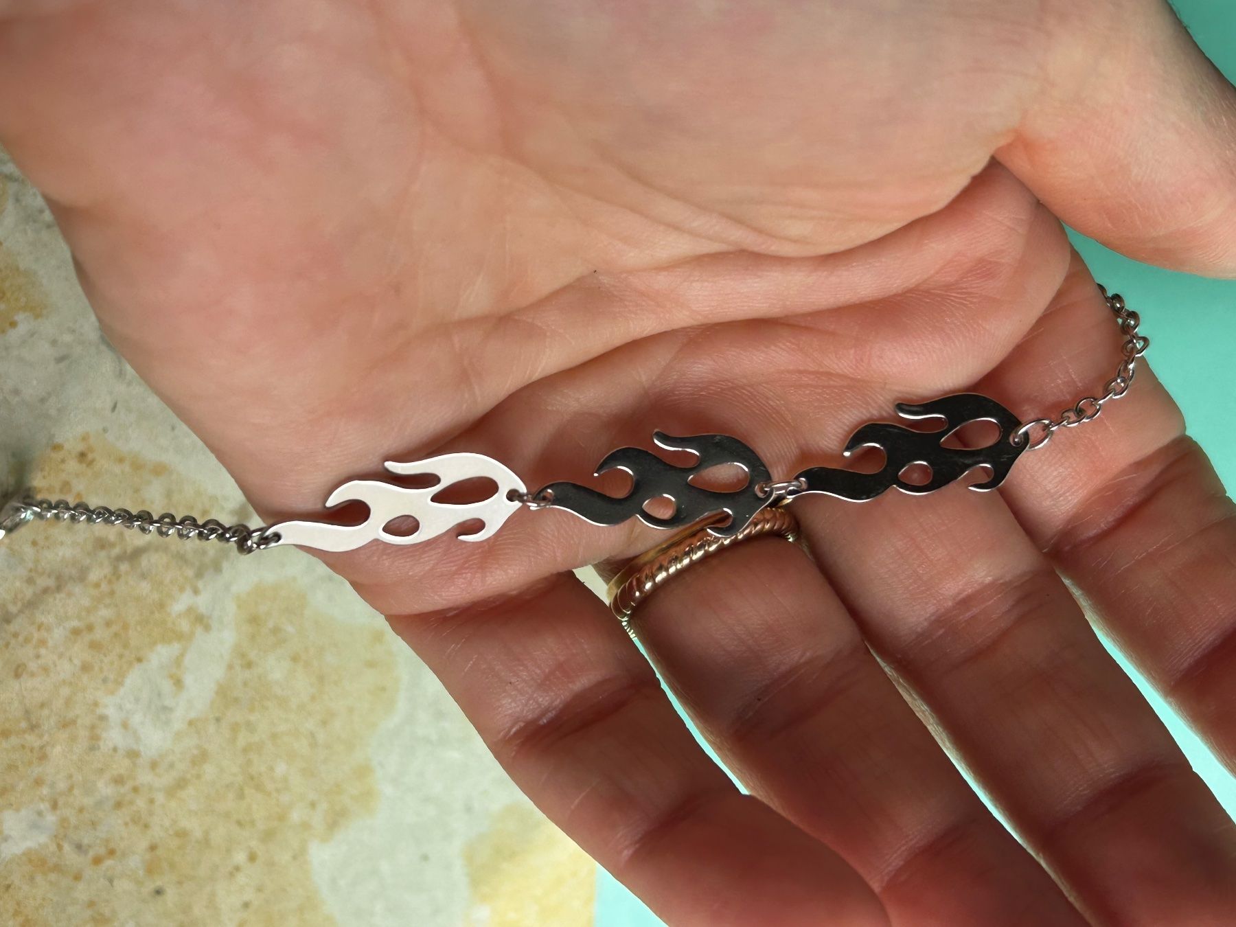 Bracciali & Braccialetti: Armketteli FEUERFLAMME (max. 19cm) – Usato da Laufen venduto da Bellavitaboom 4