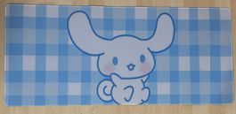 Schreibtischunterlage Cinnamoroll blau kariert
