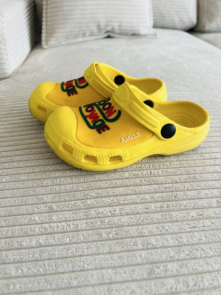 Scarpe per ragazzi: AIGLE SCHLAPPEN GELB GR 29 – Usato da Basel venduto da theo-g77