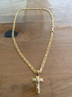 Chaîne Or et pendentif croix Or , bijou homme, neuf ! 55gr