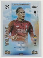 Topps Match Attax CL 25/26 Virgil Van Dijk Cup Champion