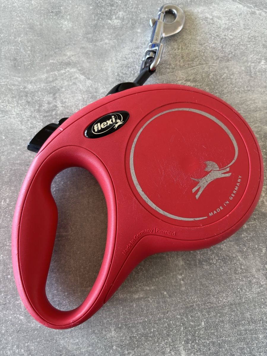 Flexi Guinzagli & Collari: Flexi Hundeleine L, rot (5 m) – Usato da Glattbrugg venduto da S_ch_ 1