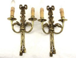 Paire appliques style Empire bronze Paar Wandlampe