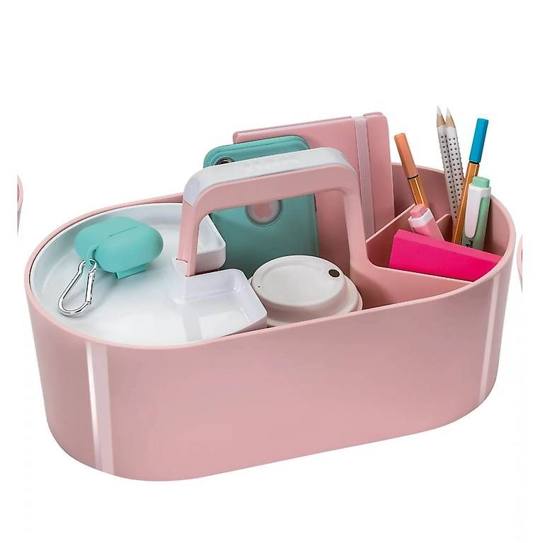 Contenitori & Simili: neue Toolbox HAN Loft, tragbar, mit 4 Fächern, rosa – Nuovo e nell'imballaggio originale da Necker venduto da liq24 1
