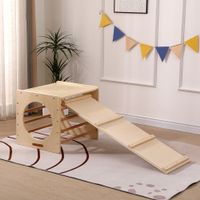Kletterwürfel Indoor CUBE mit Rutsche