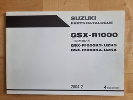 Suzuki GSX-R1000 K3/K4 Teilekatalog, 2003-2004 Top