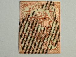 1852 Rayon III ZNr. 20 (Mi 12), gestempelt