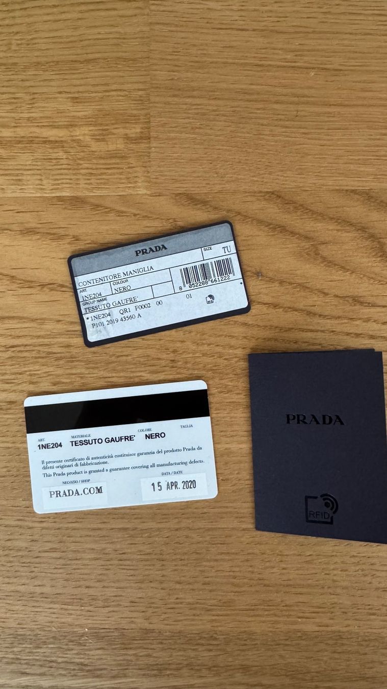 Prada Borse: Prada Saffiano Leather and Nylon Mini Bag – Usato da Klingnau venduto da Vdado 7