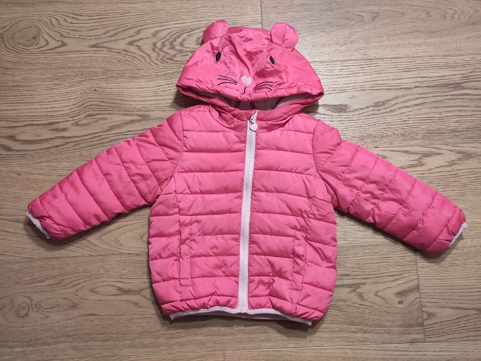 Giacche & Cappotti: Steppjacke, pink, mit süsser Kaputte, Grösse 86 – Usato da Dettighofen Lengw. venduto da mai_75wt