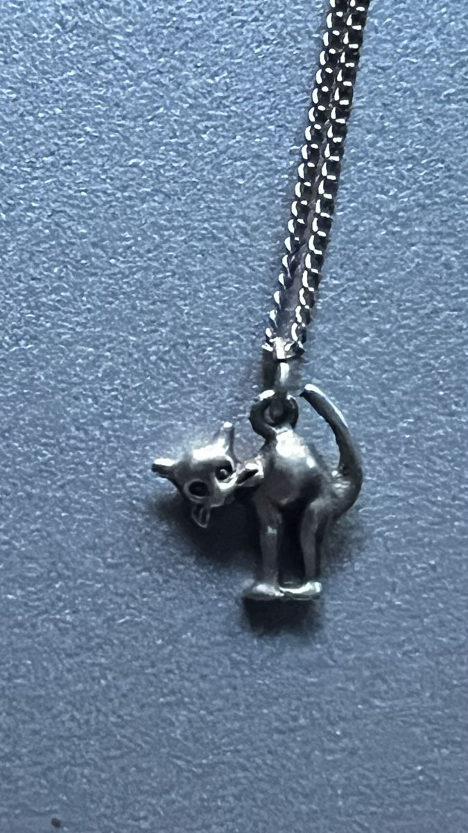 Ciondoli: Wunderschönes Silber  Kätzchen mit Kette  – Usato da Laufen venduto da Futuremarket