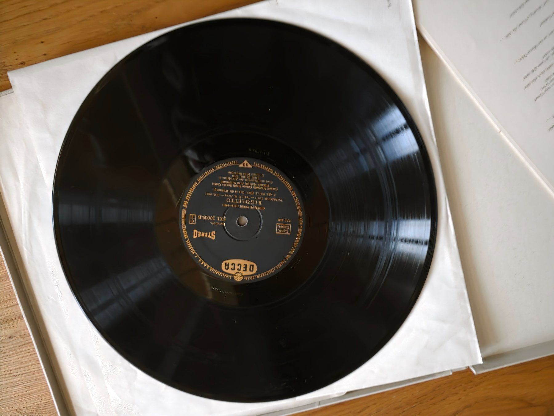 Dischi in vinile: LP Box Klassik Rigoletto in Rom - Macneil Sutherland 1962 – Usato da Walterswil BE venduto da Lonitti 4