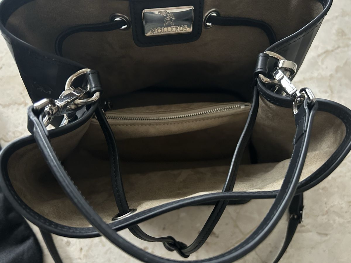 Maison Mollerus Taschen für Damen: Borsa a secchiello Maison Mollerus nera a righe 40-60 – Neu (gemäss Beschreibung) aus Locarno von Matic04 7