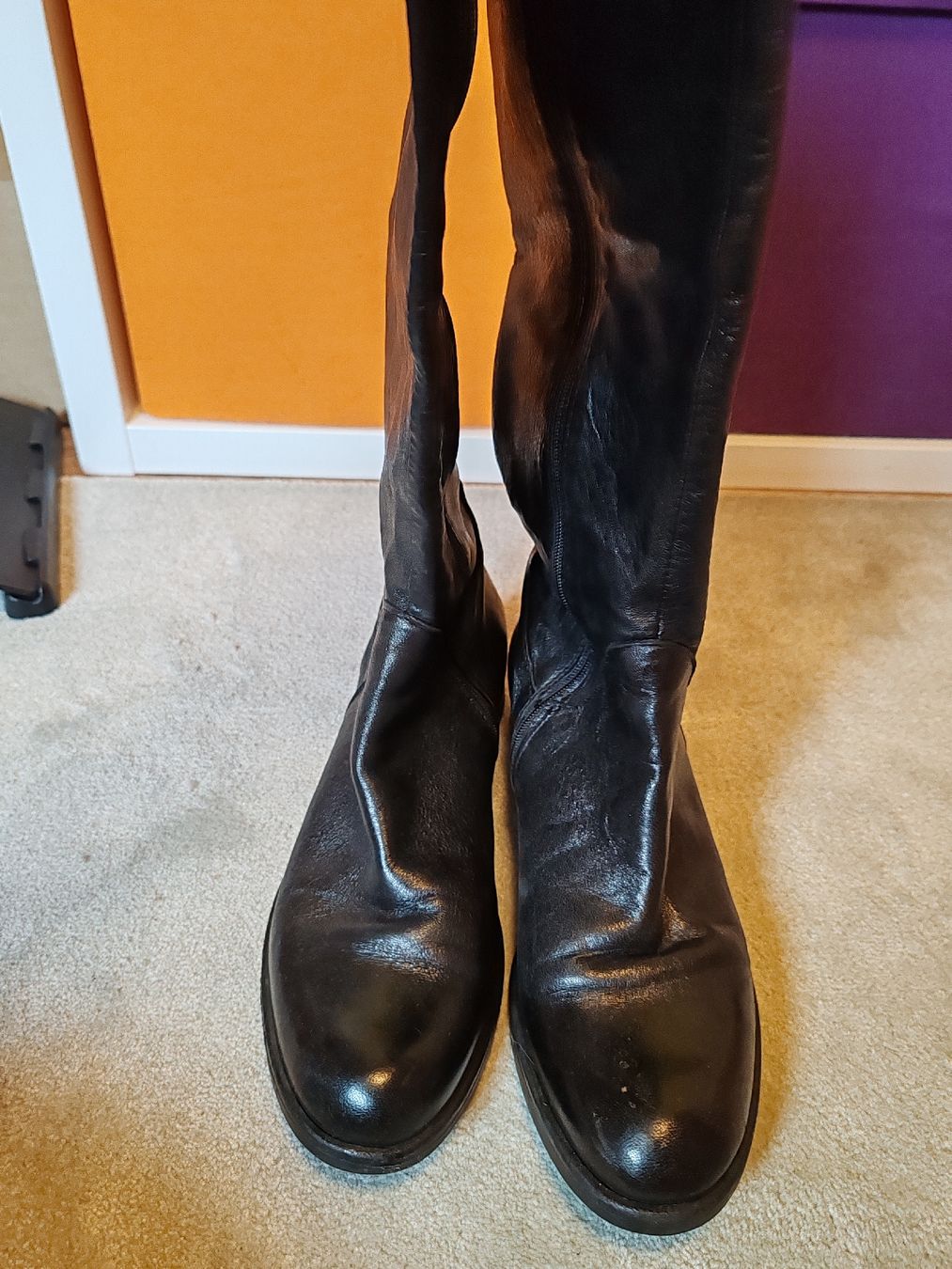 Scarpe da donna: CARMENS Lederstiefel Gr. 40 schwarz – Usato da Untervaz venduto da DoniWii1985 2