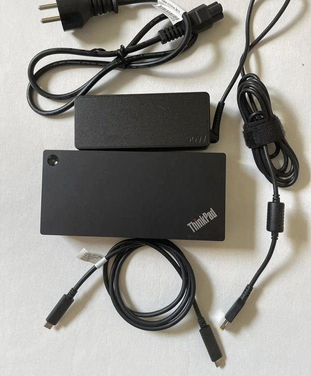 thumbnail image 2 of Original Lenovo 90W AC/DC Adapter For ThinkPad USB-C Dock Gen 2 (Type 40AS) – Used, Tested 2 of 6