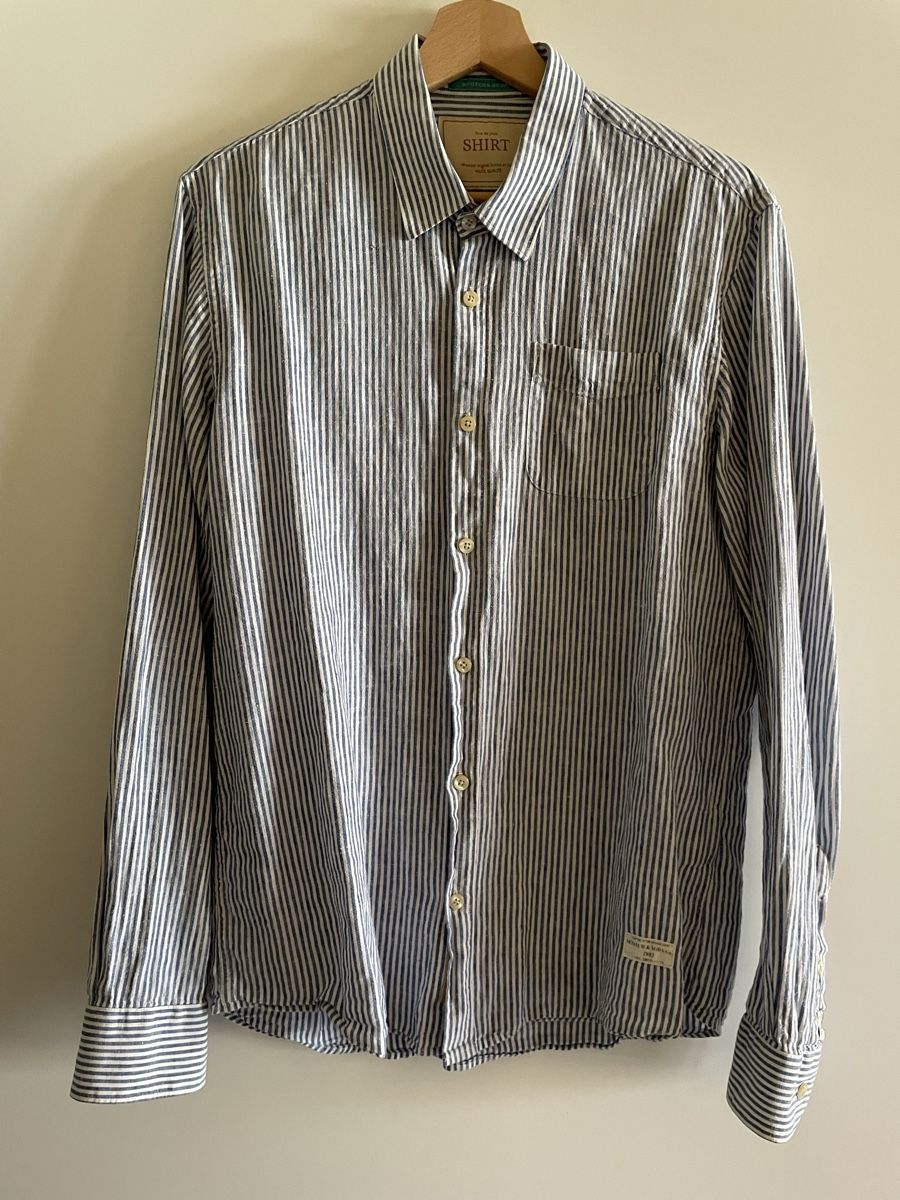 Hemden: SCOTCH&SODA | Baumwoll-Leinen-Hemd – Gebraucht aus Zürich von okocha73