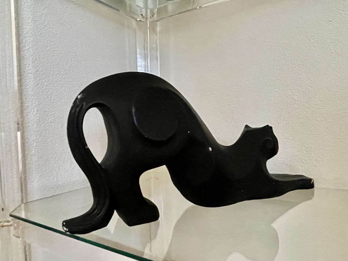 Sculture & Statue: KATZE Austin Skulptur 1990 – Usato da Richterswil venduto da Prangins9 2