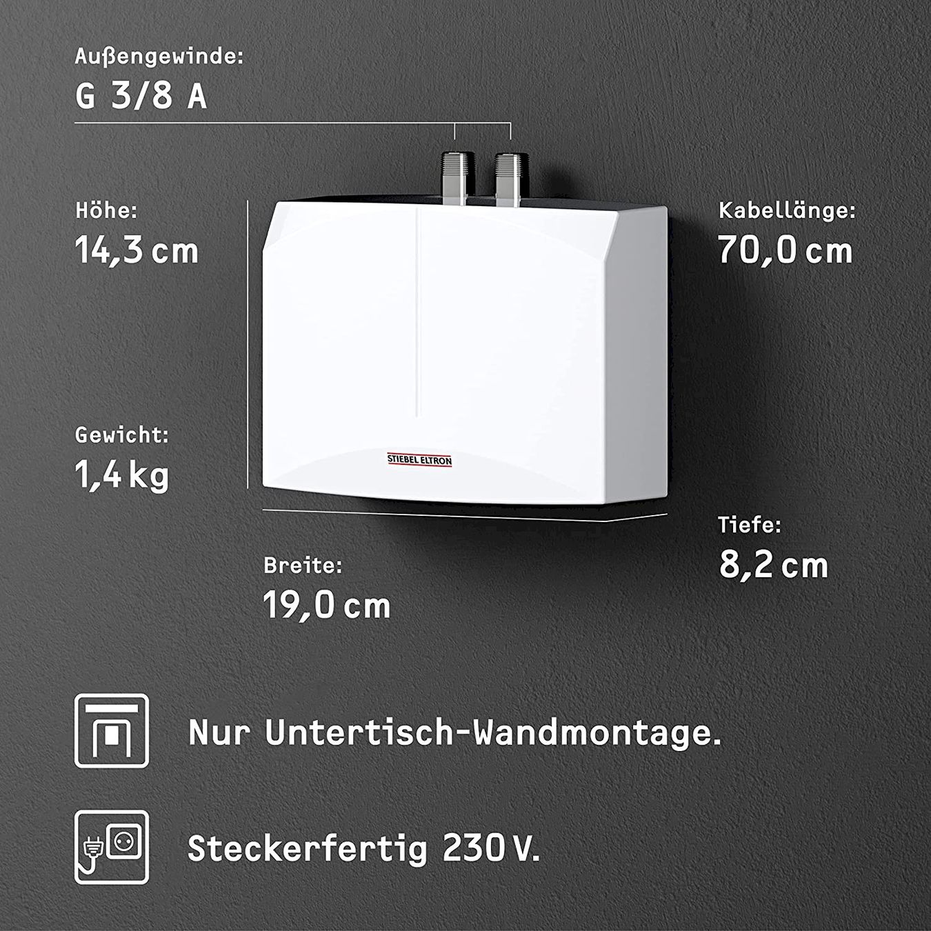 Sanitari: Stiebel Eltron Durchlauferhitzer DHM 3 – Nuovo e nell'imballaggio originale da Bottighofen venduto da zaap 4