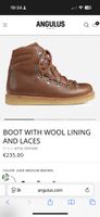 Bottines Angulus Cuir Marron Doublure Laine T 40 État Neuf