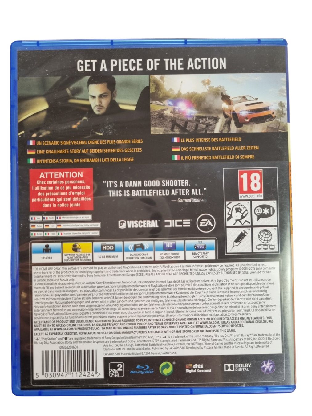 Sony Giochi: PS4-Spiel Battlefield Hardline – Usato da Wangen b. Olten venduto da Restwert_Wangen 1