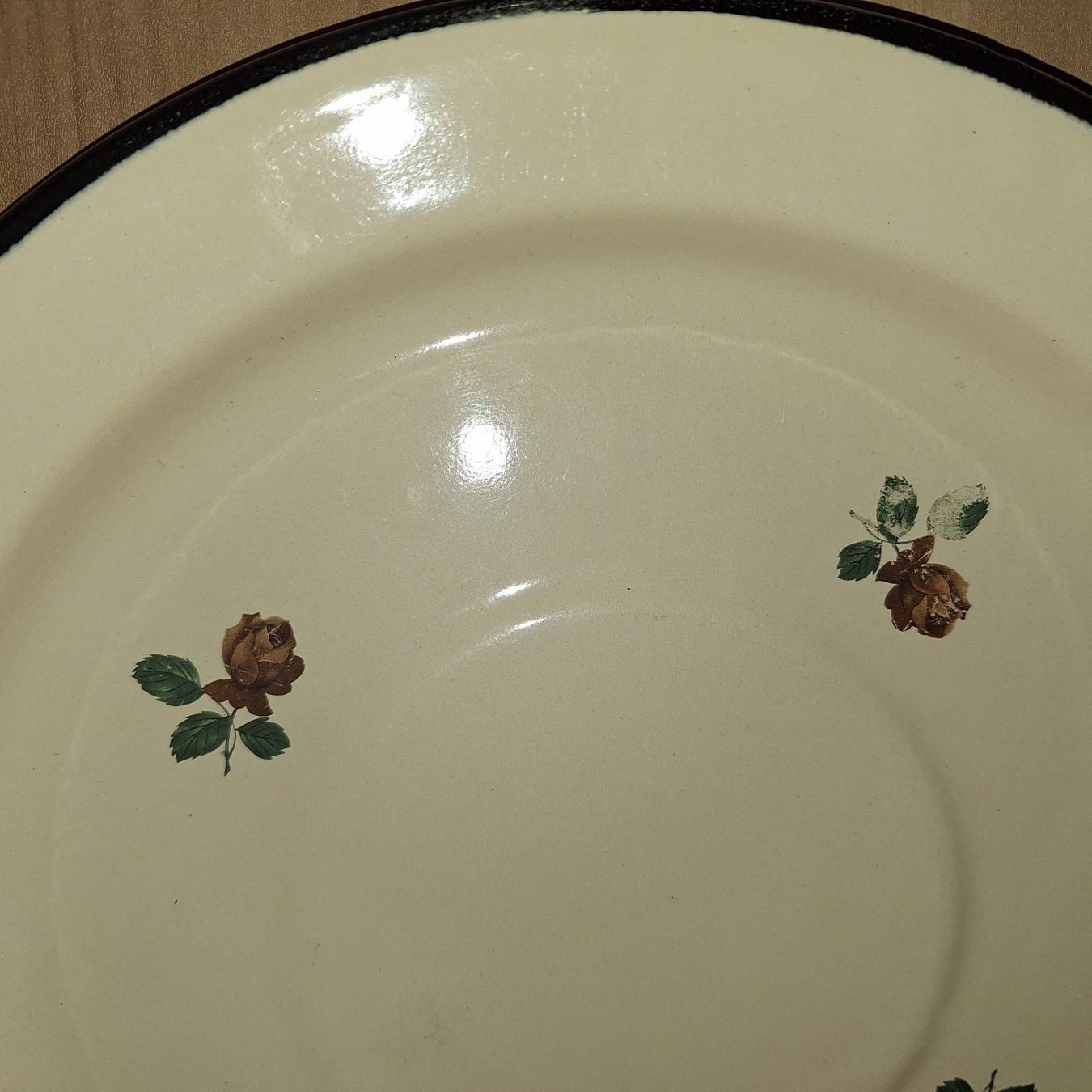 Piatti: Teller mit Rosenmuster, Vintage! – Usato da spreitenbach venduto da lumbalplatte 8