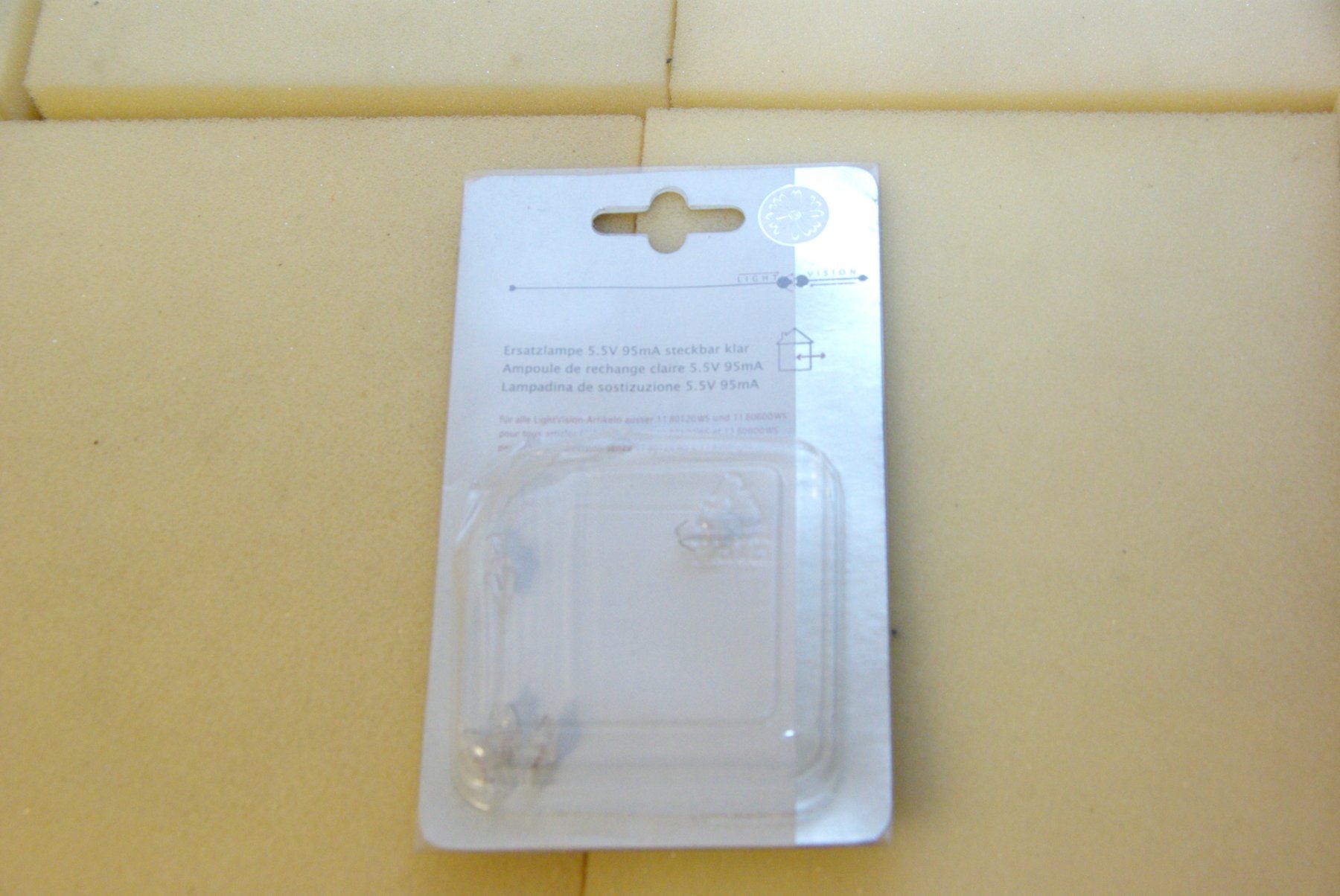 Lampade: Ersatzlampen 5.5 Volt, 95mA, steckbar – Nuovo e nell'imballaggio originale da Herisau venduto da Cevianer1844