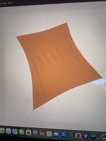 Sonnensegel quadratisch Orange