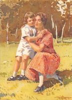 Sonderkarte zum MUTTERTAG 1937 Wallisellen