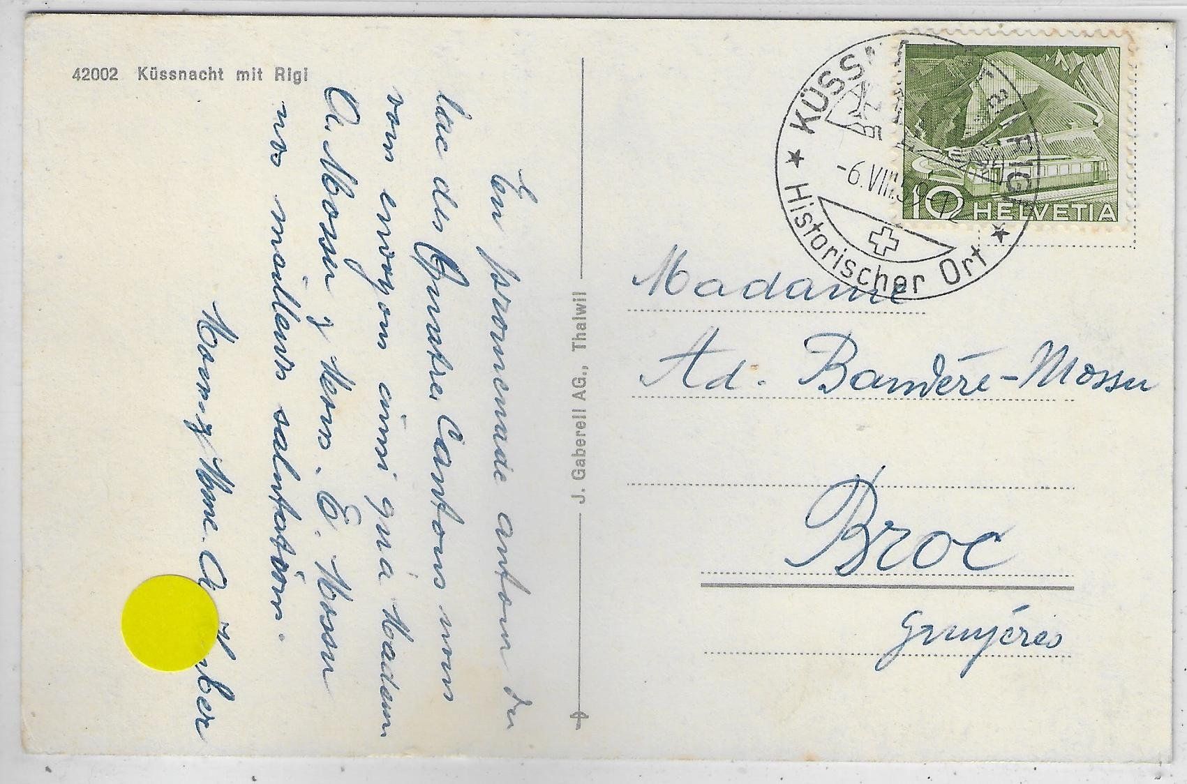 Cartoline postali: Küssnacht mit Rigi - Litho – Usato da Ettingen venduto da Kartenplanet 1