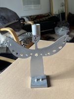 Kerzenhalter Engel Metall Design gebraucht