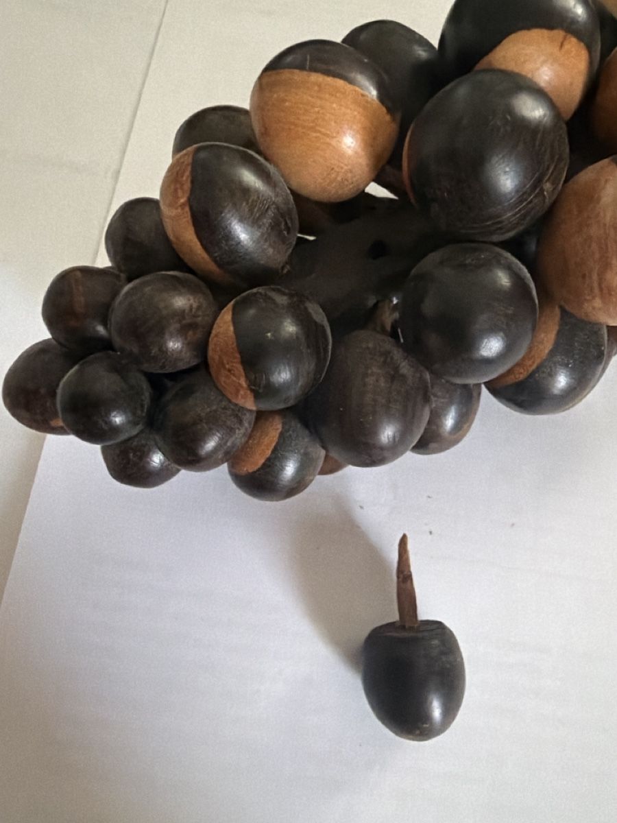 Tutte le decorazioni: Wunderschöne handgefertigte Traube aus Holz – Nuovo (secondo la descrizione) da Dübendorf venduto da Quercia27 5