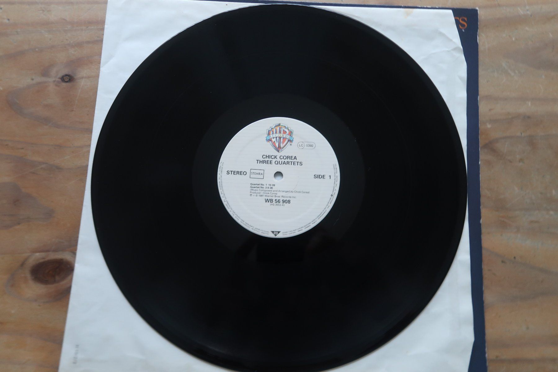 Schallplatten: CHICK COREA - THREE QUARTETS - VINYL LP – Gebraucht aus Basel von Patiscat 3