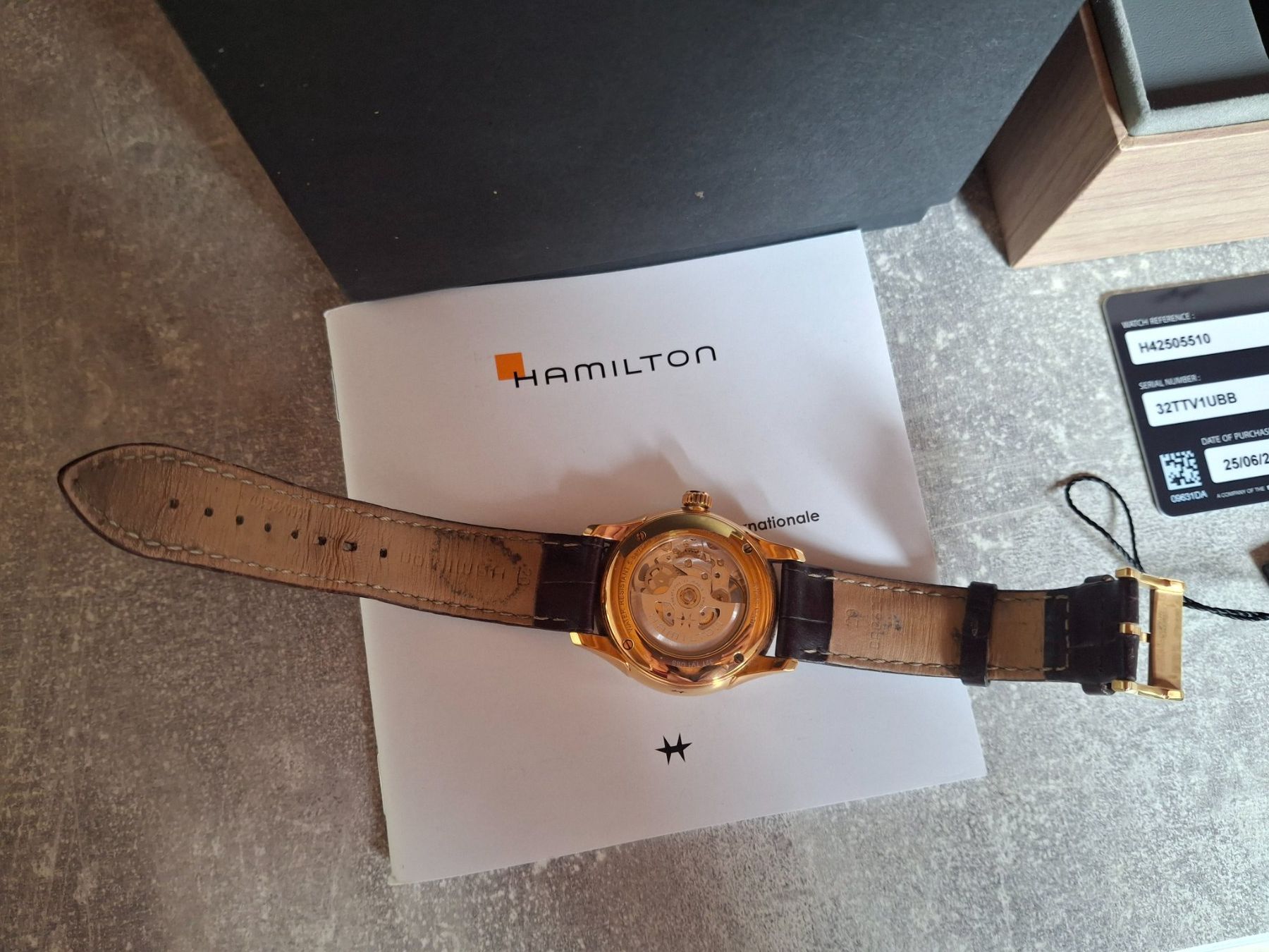 Hamilton Orologi: Montre automatique plaqué or marque Hamilton – Usato da Villiers venduto da san_jn5w 4
