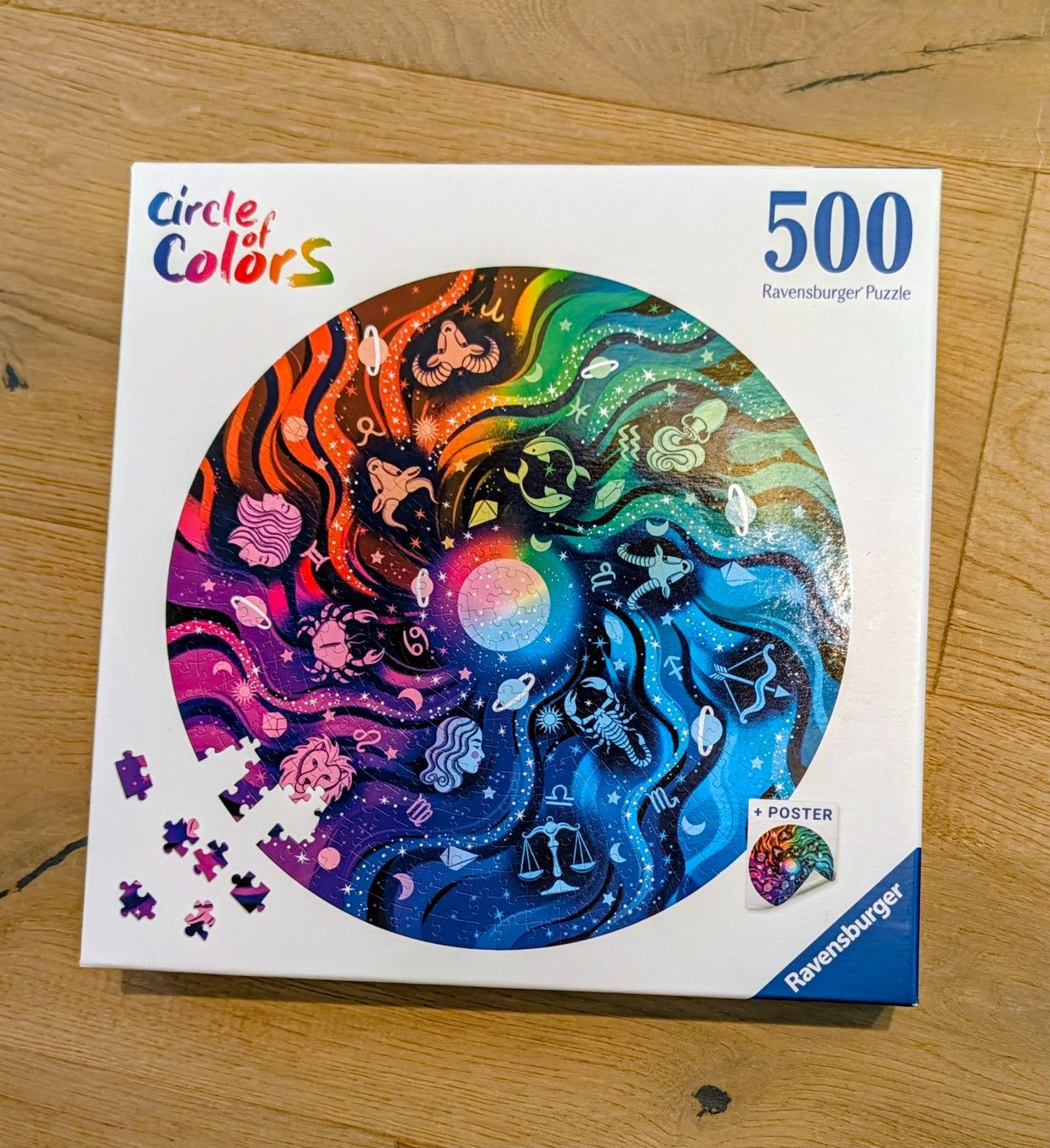 Ravensburger Puzzles: Ravensburger Puzzle, 500 Teile,  "Sternzeichen" – Gebraucht aus Rheineck von den_q2zy