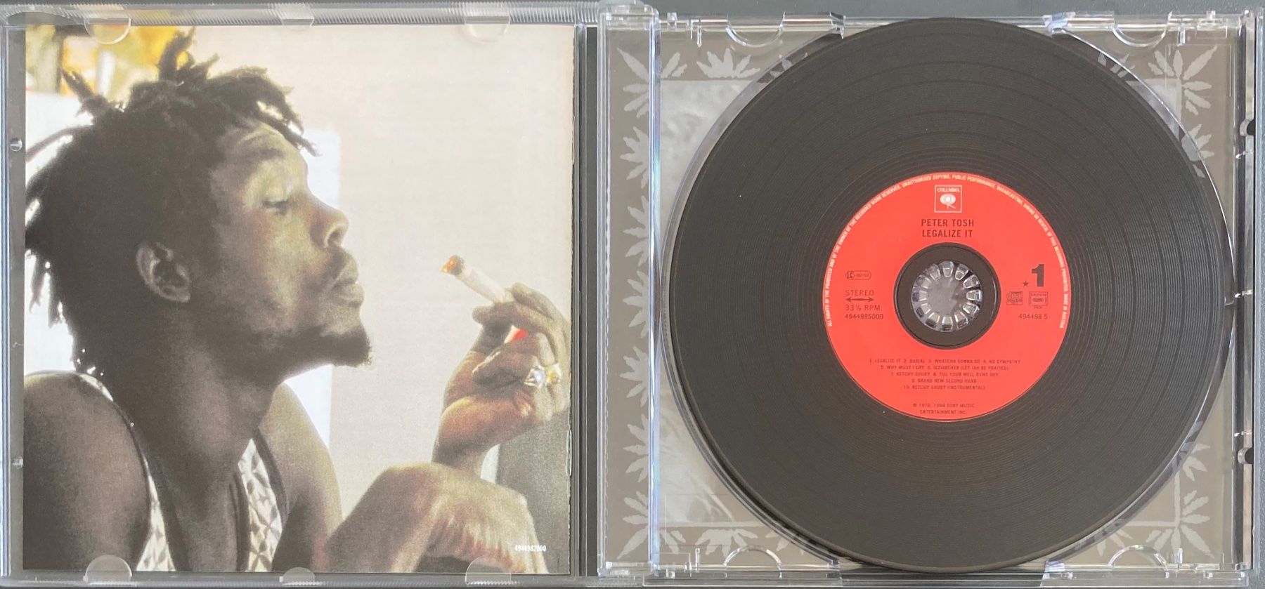 CD: PETER TOSH - LEGALIZE IT – Usato da Poliez-Pittet venduto da Newtown-Records 2