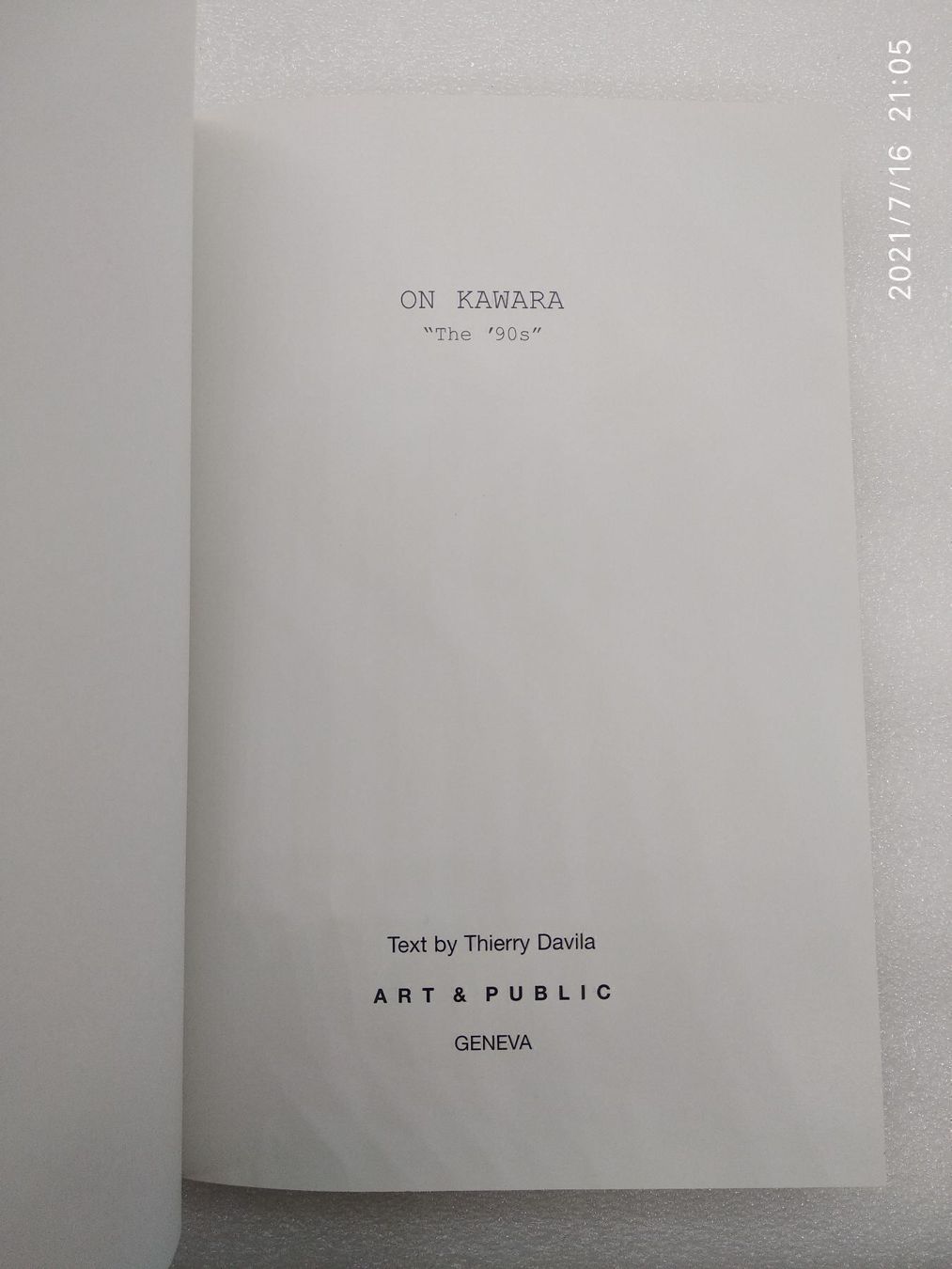 Libri: ON KAWARA GENF 2004 – Usato da Goldach venduto da Gaip 3