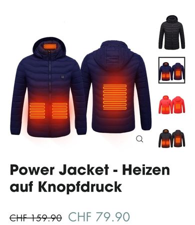 Power Jaket 🔥Heizen auf Knopfdruck