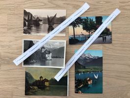 5x, Chillon Genfersee schön alt Rarität AK