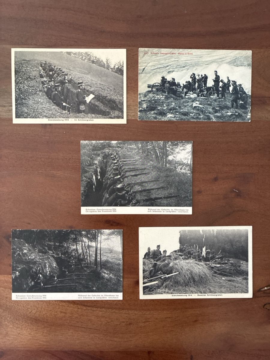 Cartes postales: 10 Ansichtskarten Schweiz vom Militär 15 – D'occasion à Oftringen par Cla.vD.74