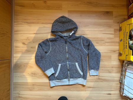 warme gefütterte Baumwolljacke (Teddyfleece) Grösse 146