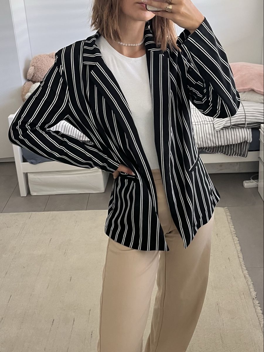 Giacche: Blazer noir rayé taille 38 – Nuovo (secondo la descrizione) da Aigle venduto da sow_m7gm 2