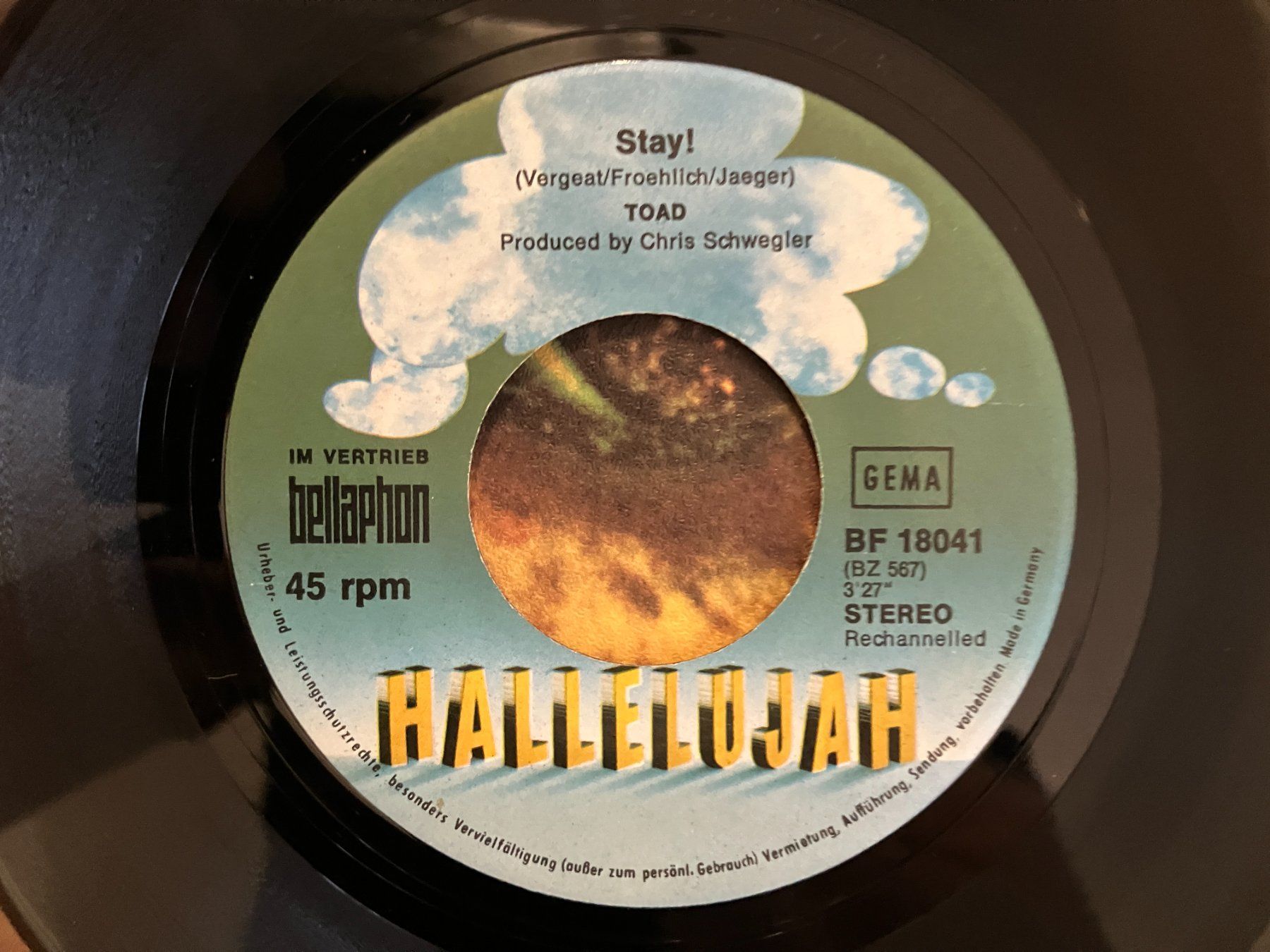 Dischi in vinile: Toad – Usato da Aarwangen venduto da Jukebox3 3