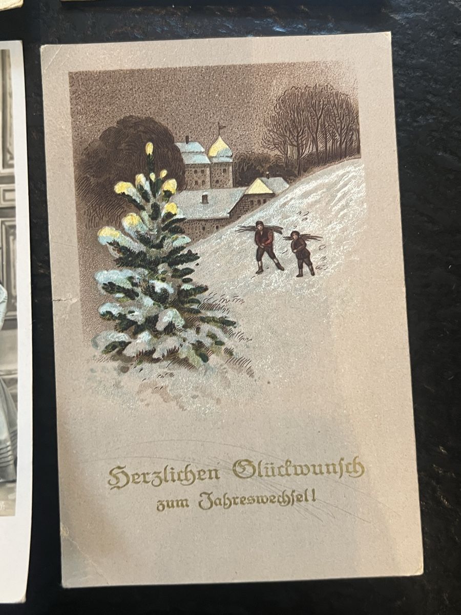 Cartoline: 6 aWeihnachtskarten antik 1910 – Usato da Laufen venduto da Belezza 4