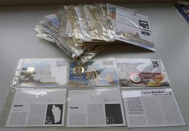 74 Numisbriefe +Münzbriefe, preiswert zum ABGEBEN !