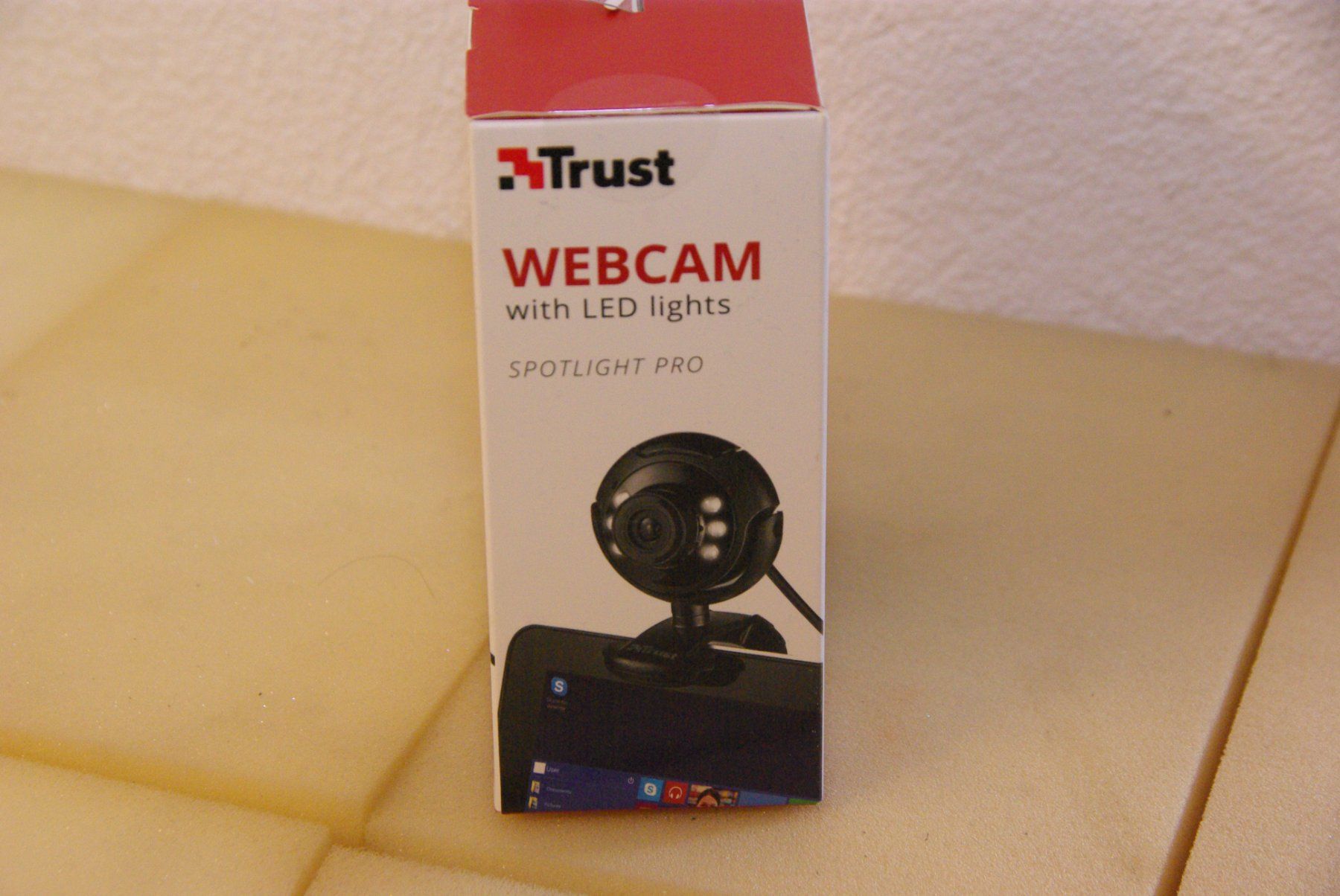 Trust Webcam: Trust Webcam mit LED Licht, schwarz – Nuovo e nell'imballaggio originale da Herisau venduto da Cevianer1844 6