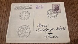 1946 Fliegerpostkarte Pi-Lu-Ra Dübendorf