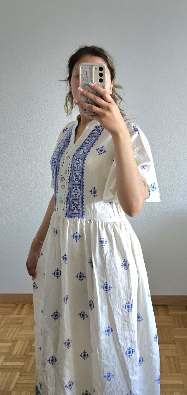 Kleider: Robe en coton – Neu (gemäss Beschreibung) aus Nyon von nay_y72c 2