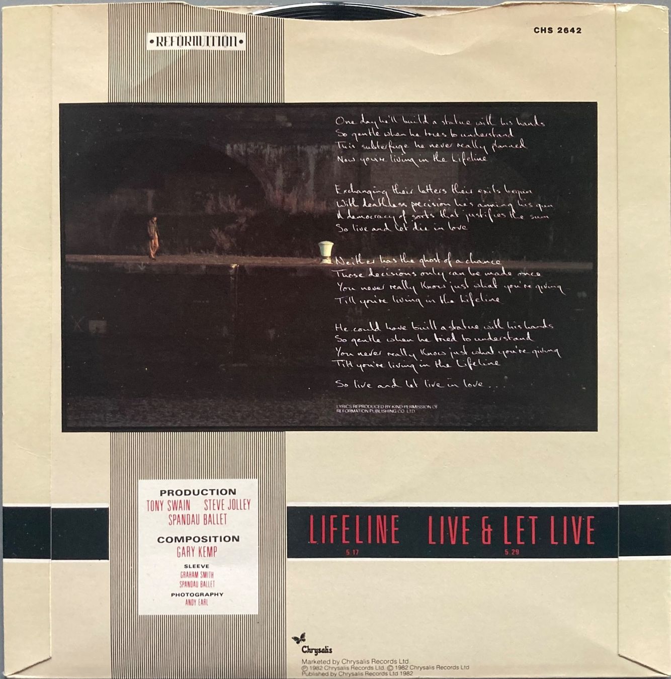 Dischi in vinile: SPANDAU BALLET - LIFELINE – Usato da Poliez-Pittet venduto da Newtown-Records 1