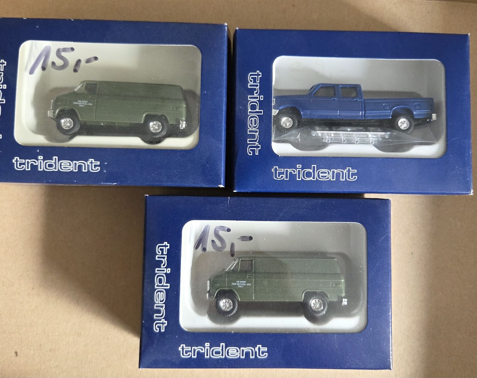 Modellini d'auto: Trident Modellautos 3er Set  1:87 – Nuovo (secondo la descrizione) da Stans venduto da Ducati16 1