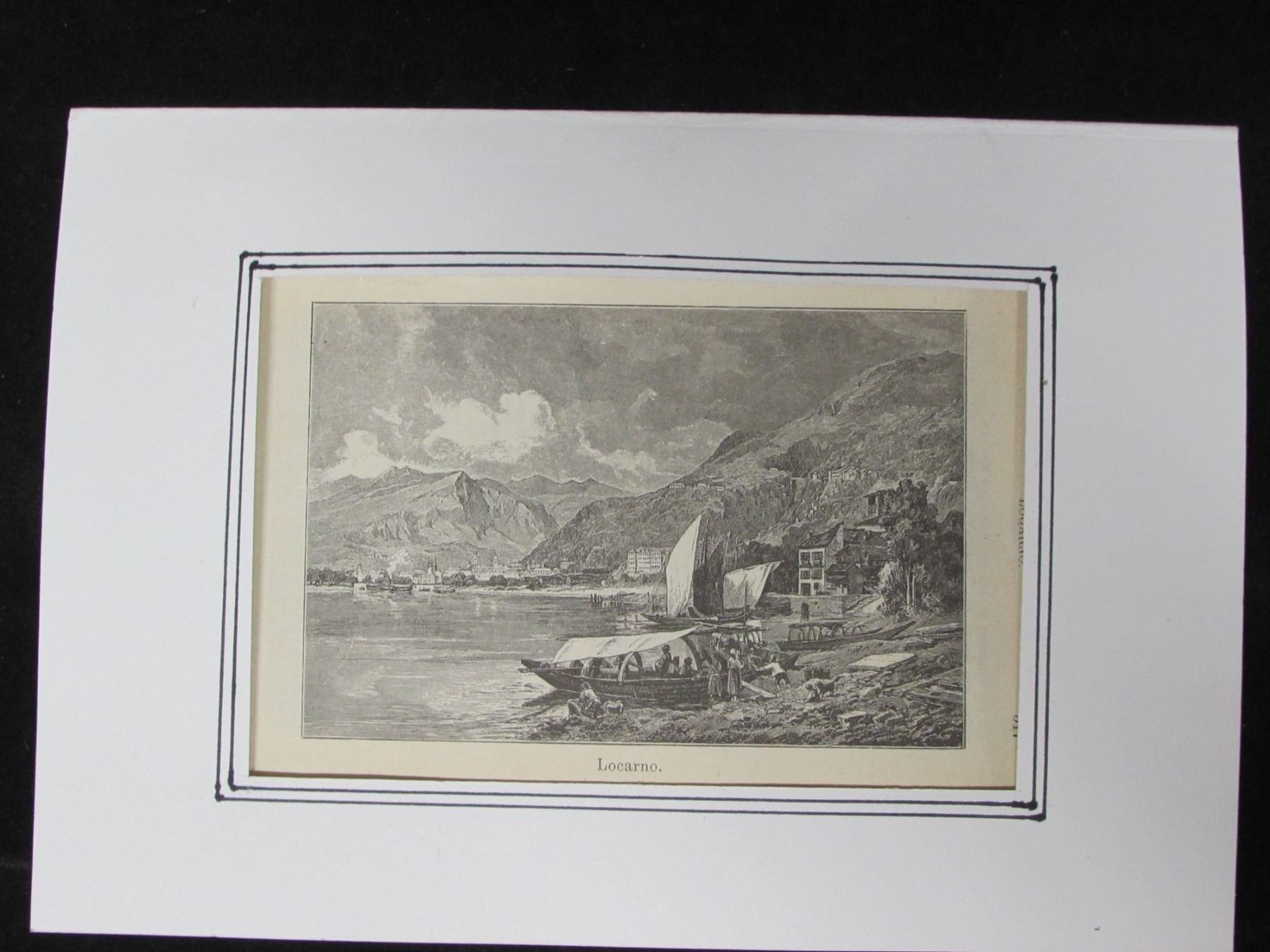 Stiche: Locarno/Lago, 1894 – Gebraucht aus Walchwil von Shells1 2