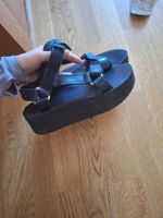 Schwarze Teva Sandalen, Gr. 37- Sommer kann kommen!